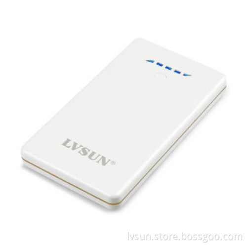 External power pack LS-B800/8,000mAh high capacity/ultra slim/LED flashlight/dual USB output